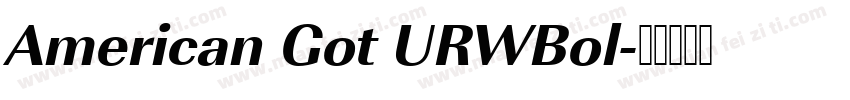 American Got URWBol字体转换
